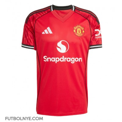 Camiseta Manchester United Bruno Fernandes #8 Primera Equipación 2025-26 manga corta Camiseta Manchester United Bruno Fernandes #8 Primera Equipación 2025-26 manga corta